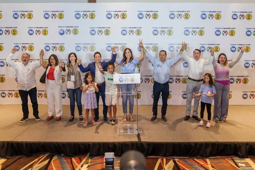 Libia proclama su triunfo en votaciones por la gubernatura de Guanajuato