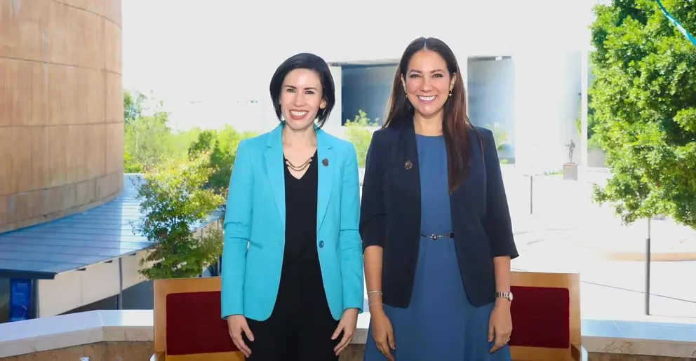 Rosario Corona y la gobernadora Libia Dennise explican apoyos para los OSC