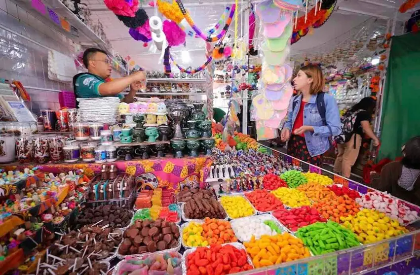 Inicia en León la feria del alfeñique