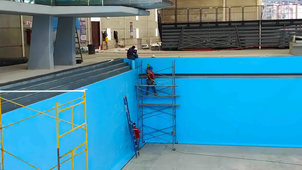 Supervisan trabajos de rehabilitaci&oacute;n de Centro Acu&aacute;tico Valenciana