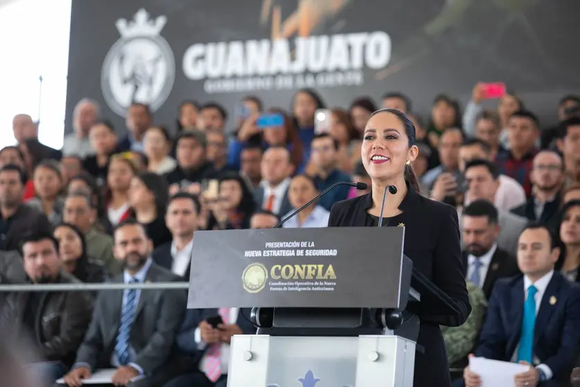 Presenta Gobernadora estrategia de seguridad CONFIA
