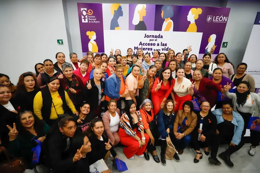 León realiza jornada municipal por el Acceso de Mujeres a una vida libre de violencia