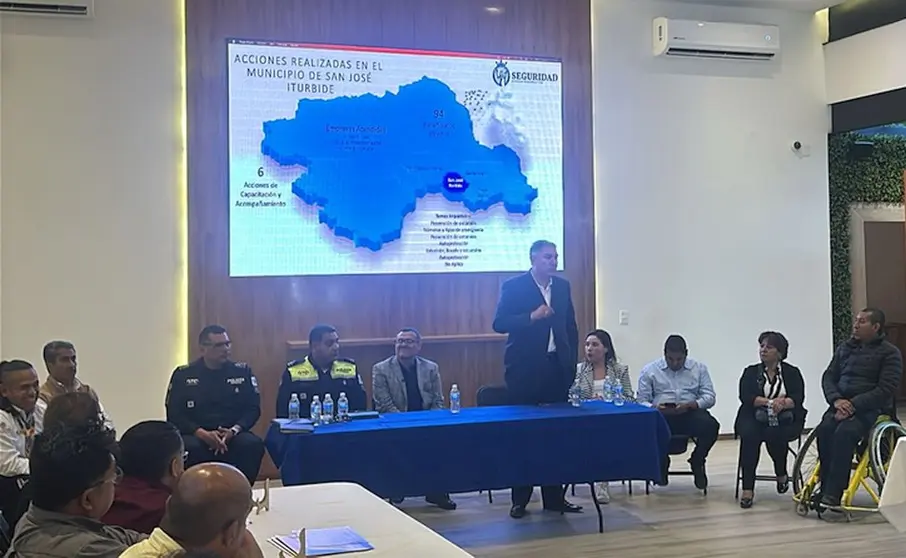 Empresarios de San José Iturbide conocen nueva estrategia estatal de seguridad