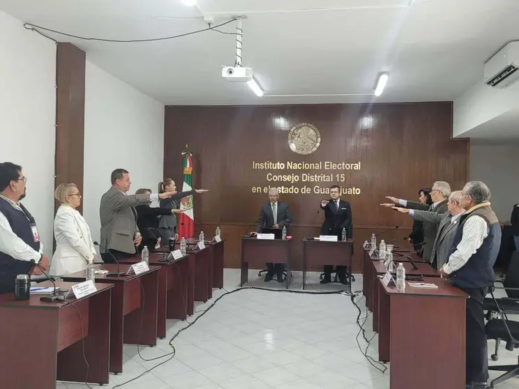 INE Guanajuato instala los 15 consejos judiciales para elección del Poder Judicial