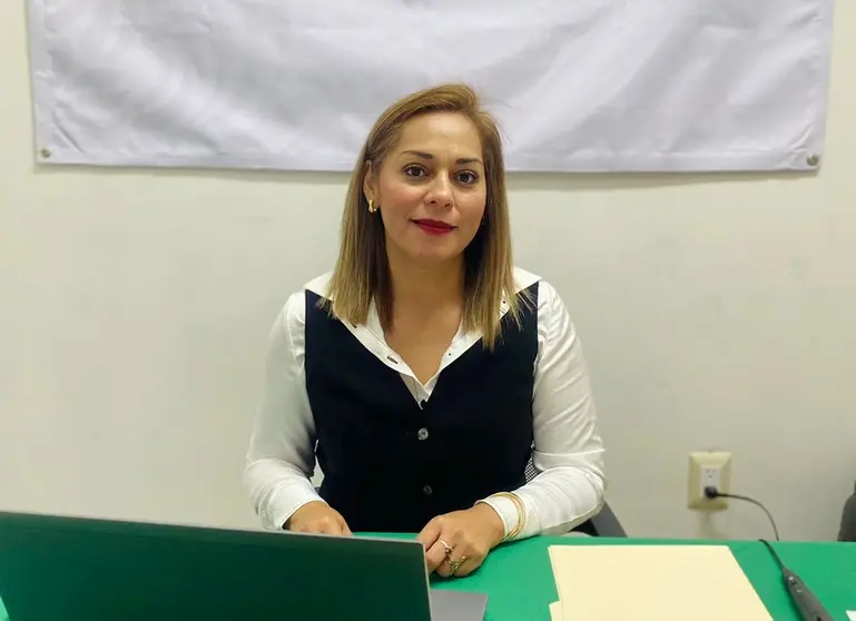 Claudia Lizbeidy Ramírez -Barrientos, representante de Becas para el Bienestar en Guanajuato