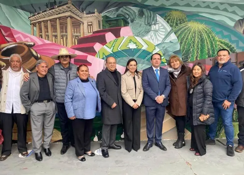 Titulares de Gobierno y Derechos Humanos realizan gira informativa con migrantes en California 