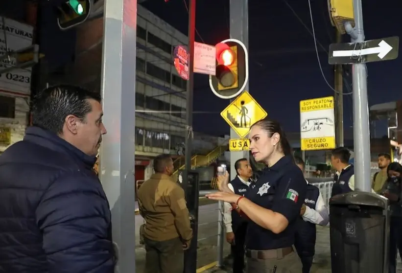 Ale Gutiérrez encabeza en León el operativo de reordenamiento en avenida Miguel Alemán