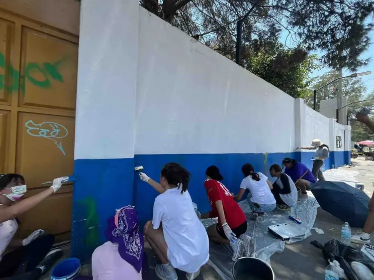 UG participa en jornada nacional de tequios por la paz y contra adicciones