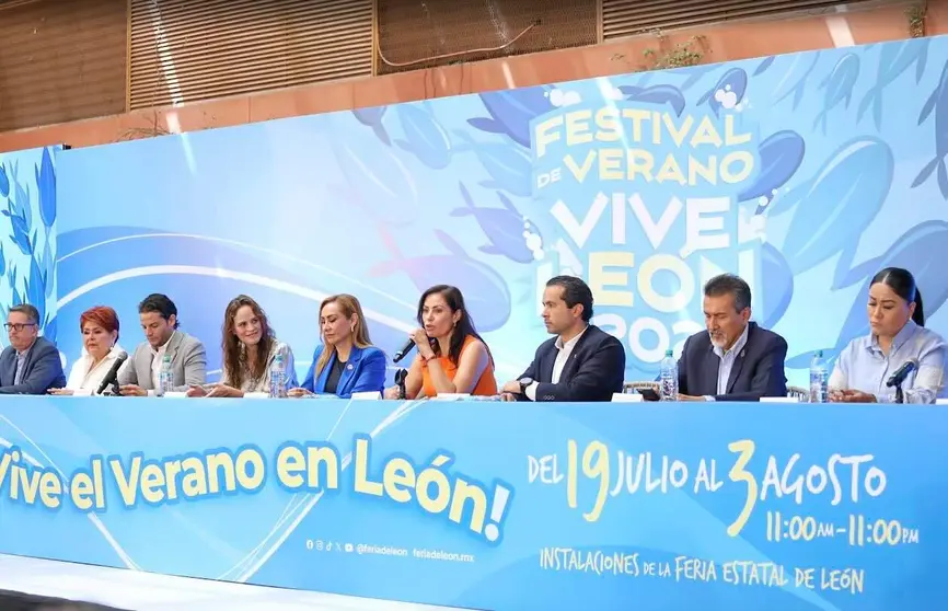 Anuncian el Festival de Verano %22Vive León 2025%22