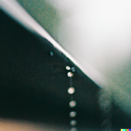 DALL·E 2022-11-27 12.18.10 - A macro 35mm photograph of a light rain