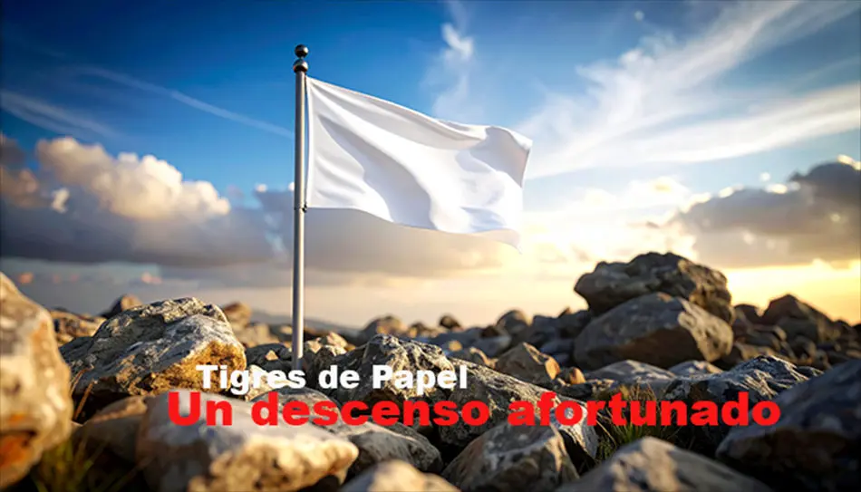Tigres - Un descenso afortunado - Imagen generada con IA de Adobe Firefly