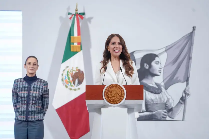 Libia Dennise y Claudia Sheinbaum anuncian la puesta en marcha de Puerta Log&iacute;stica Baj&iacute;o en Celaya