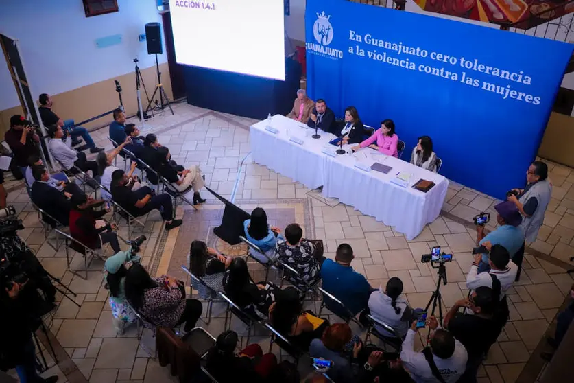 Guanajuato presenta reporte mensual de acciones por alerta de G&eacute;nero