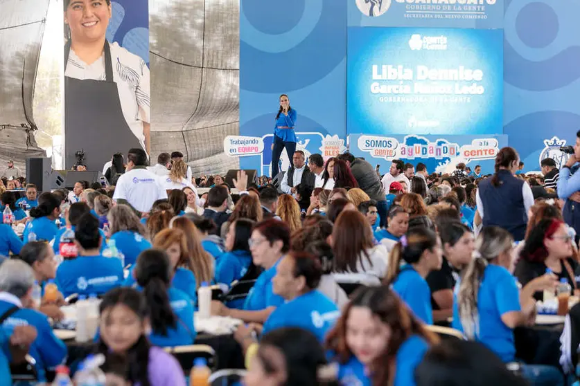 Libia Dennise encabeza encuentro estatal de estructuras de participaci&oacute;n social