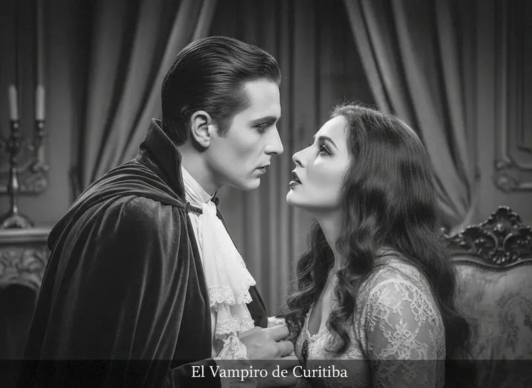 El vampiro de Curitiba Imagen generada con IA Adobe Firefly