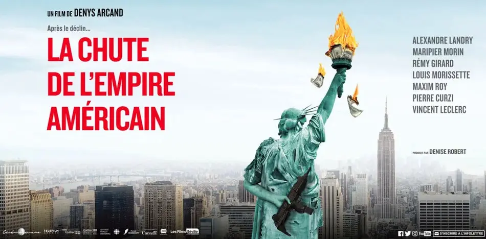 La decadencia del imperio americano - Cartel de la pel&iacute;cula