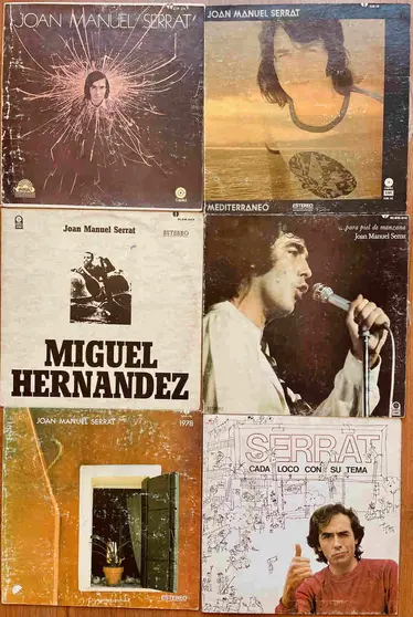 &Aacute;lbumes de Joan Manuel Serrat - Composici&oacute;n fotogr&aacute;fica, MAGG
