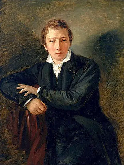 Henrich Heine, Moritz Daniel Oppenheim