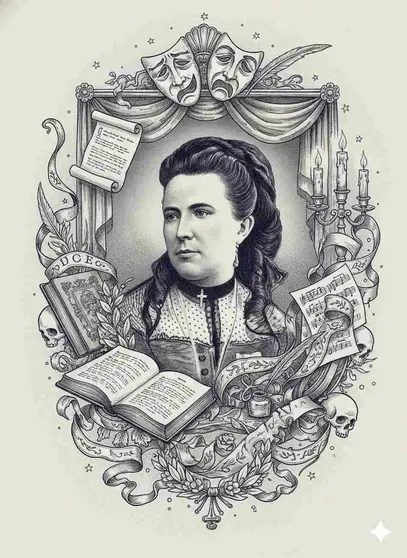 Imagen generada por IA Gemini, basada en un retrato del personaje