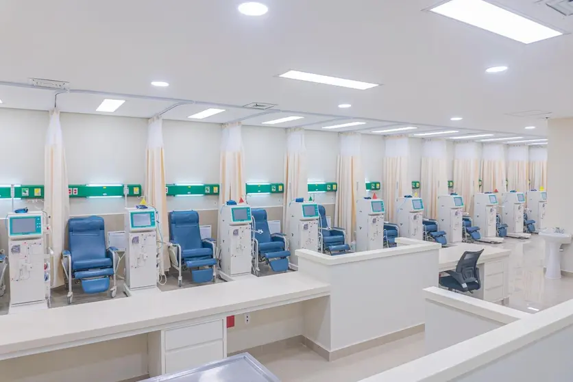 El &aacute;rea de hemodi&aacute;lisis en la UMAA 55 de Le&oacute;n cuenta con 24 sillones para brindar tratamiento a pacientes con insuficiencia renal.