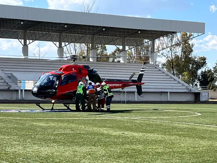 La movilizaci&oacute;n aerom&eacute;dica permiti&oacute; agilizar el trayecto interhospitalario para asegurar la atenci&oacute;n de la emergencia obst&eacute;trica.
