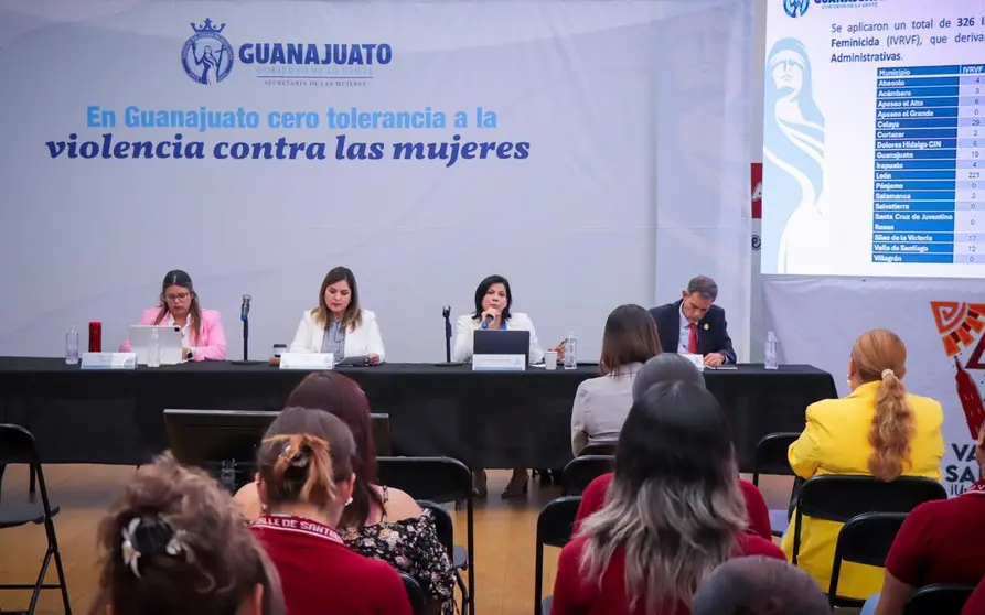 Durante la reuni&oacute;n en Valle de Santiago, se destac&oacute; la asignaci&oacute;n de presupuesto municipal espec&iacute;fico para atender la violencia contra las mujeres en la localidad.