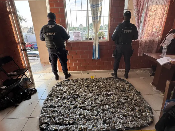Entre lo asegurado en el inmueble de la calle Villa de la Victoria se encuentran m&aacute;s de 18 mil dosis de diversas sustancias y tres armas cortas.