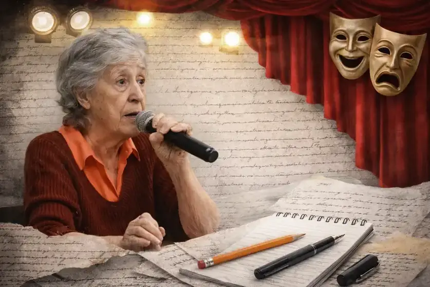 Coral Aguirre, imagen generada con IA por Paola Arenas