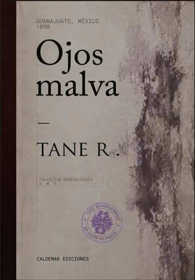 Ojos color malva - Portada del libro