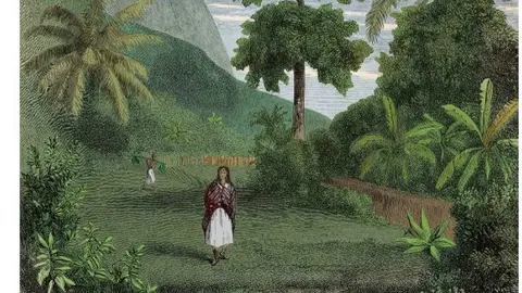 Ilustraci&oacute;n sobre la viajera Ida Pfeiffer