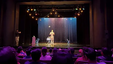 Alcanzar el coraz&oacute;n, teatro a una sola voz - Foto, Paola Arenas