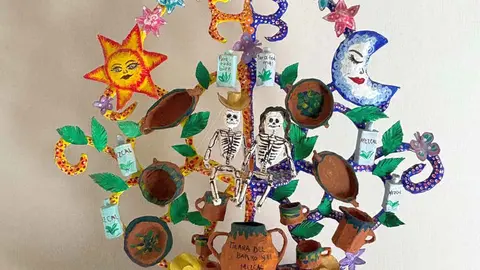 &Aacute;rbol de la vida dedicado a San Felipe, Gto. - Ivonne E. Ontiveros - Foto, Maricruz Romero Ugalde
