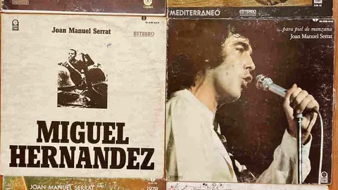 &Aacute;lbumes de Joan Manuel Serrat - Composici&oacute;n fotogr&aacute;fica, MAGG