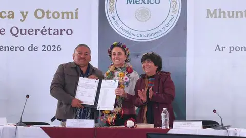 Claudia Sheinbaum en San Miguel Allende - Foto, Presidencia de la Rep&uacute;blica