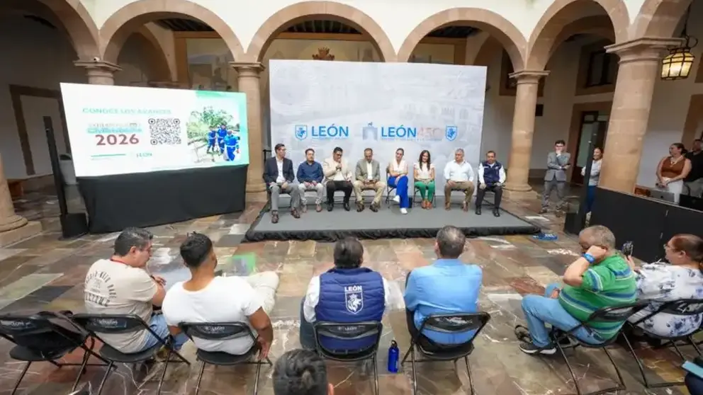 Presenta Le&oacute;n campa&ntilde;a de reforestaci&oacute;n urbana y rural 2026