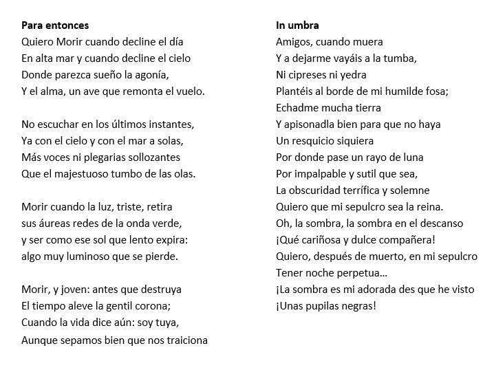 Comparación poemas Jorge Omar García