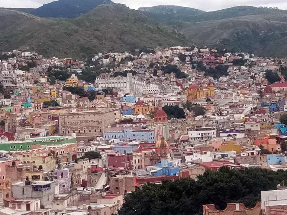 Vista panorámica de Guanajuato Capital desde el Pantón Santa Paula - Foto, Velio Ortega