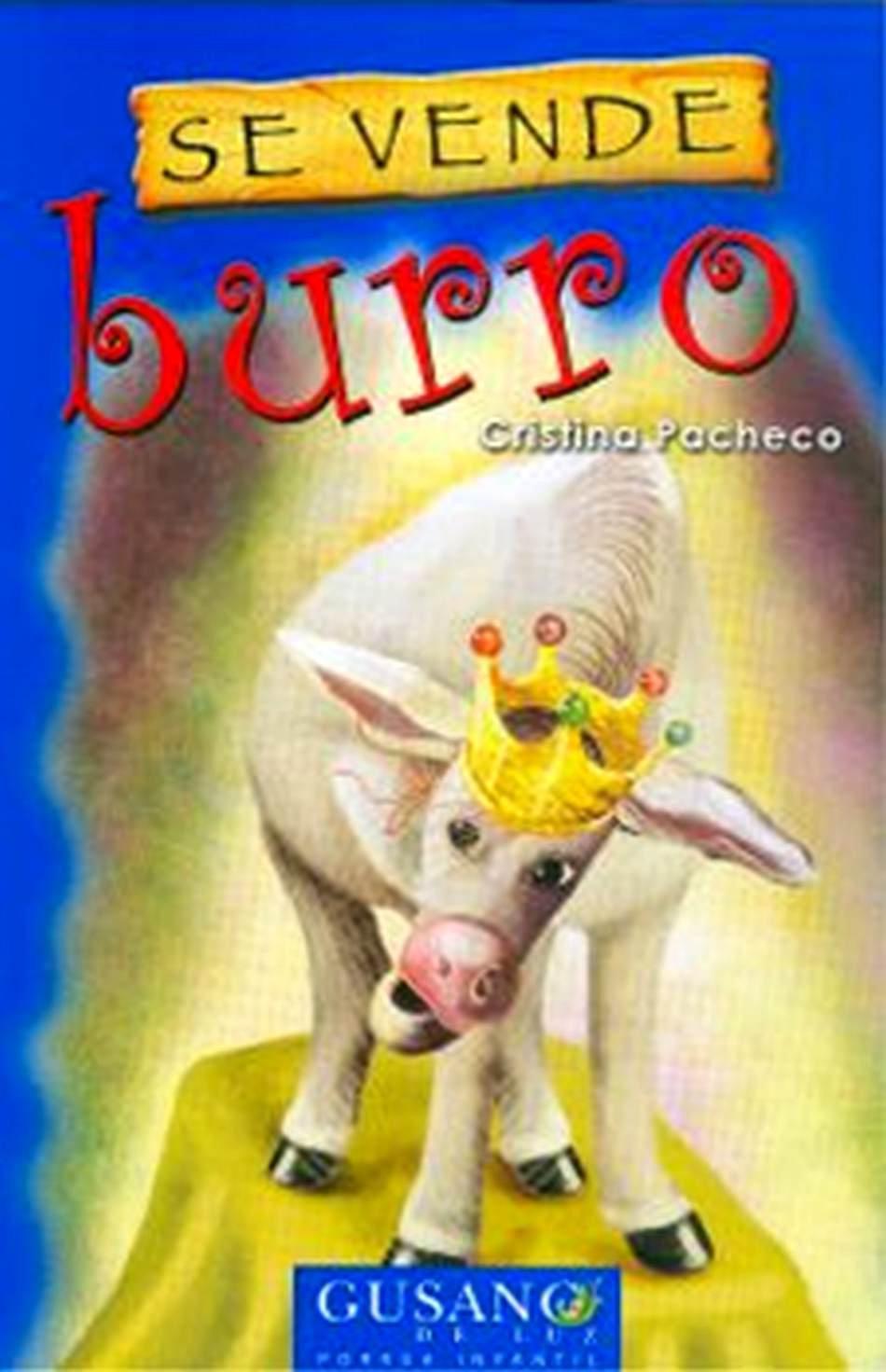 “Se vende burro”, de Cristina Pacheco, portada. Editorial Porrúa, ISBN 978-607-09-0297-0