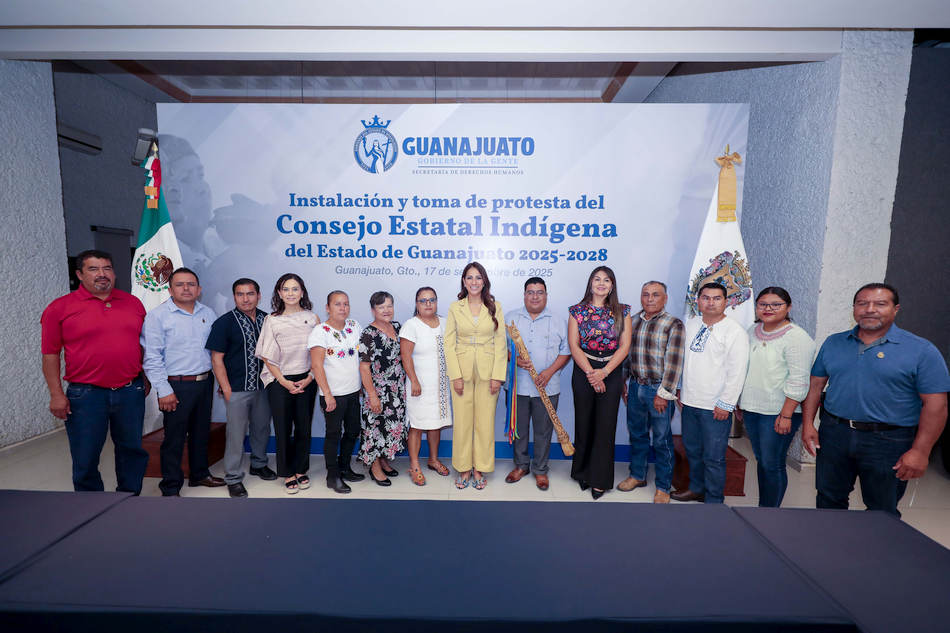 Libia Dennise encabeza instalación del Consejo Estatal Indígena de Guanajuato